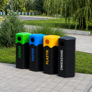 Kosz do segregacji odpadów HEX-BIN