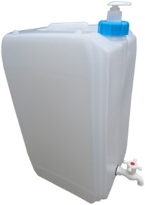 Umywalka plenerowa 30 L z dozownikiem na mydło